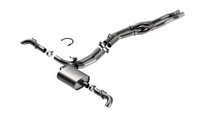 Borla - Borla Exhaust 141008 S-Type Cat-Back System for 18-25 Audi SQ5 w/O Tips