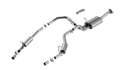 Borla - Borla 141030 S-Type Cat-Back Exhaust One Split Rear Exit for 25-26 RAM 1500 3.0L