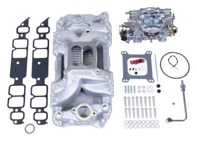 Edelbrock - Edelbrock 2064 Performer Intake Manifold & Carburetor Kit