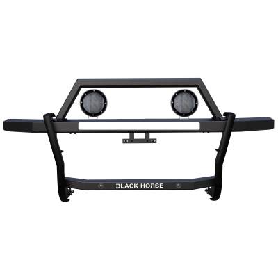 Black Horse Off Road - Black Horse Off Road RAGT02-PLFB Rambler Grille Guard Kit