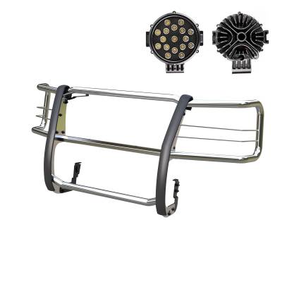 Black Horse Off Road - Black Horse Off Road 17GV02MSS-PLB Grille Guard Kit
