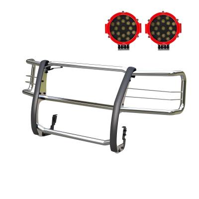Black Horse Off Road - Black Horse Off Road 17GV02MSS-PLR Grille Guard Kit