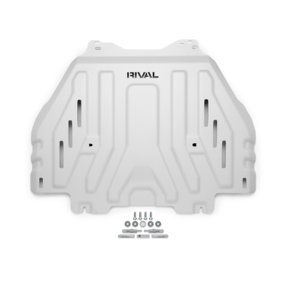 Rival - Rival 2333.9567.4.6 Aluminum Transmission Catalytic Converter Skid Plate