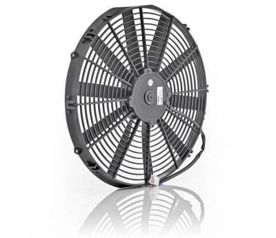 Be Cool - Be Cool 75058 16" Electric Puller Fan Euro Black Thin Line