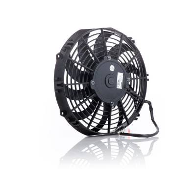 Be Cool - Be Cool 75067 11" Electric Puller Fan Euro Black Thin Line