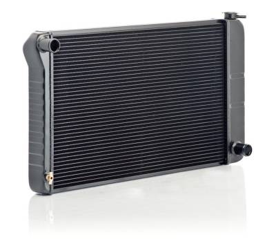 Be Cool - Be Cool 15008 Black OE Series Crossflow Radiator 68-72 Pontiac Lemans Manual