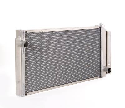 Be Cool - Be Cool 61021 Radiator Factory-Fit Polished for 55-57 Chevy Bel Air w/Std Trans
