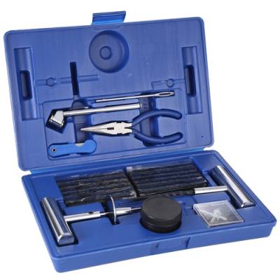 Bulldog Winch - Bulldog Winch 42058 60 Piece Tire Repair Kit Blue Molded Case