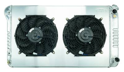Cold Case Radiators - Cold Case Radiators GMT558ALSK LS Swap Aluminum Radiator Kit for 67-76 Chevy/GMC