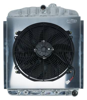 Cold Case Radiators - Cold Case Radiators GMT568AK Aluminum Radiator & 16" Fan Kit for 47-54 Chevy