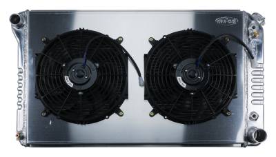 Cold Case Radiators - Cold Case Radiators GMT556AK Radiator/12" Dual Fan Kit AT for 77-87 Chevy/GMC