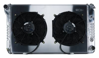 Cold Case Radiators - Cold Case Radiators GPF18AK Radiator Dual Fan Kit for 70-81 Firebird