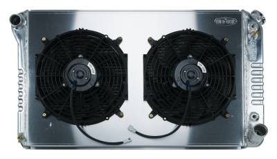 Cold Case Radiators - Cold Case Radiators GMT558ASK Aluminum Radiator & Fan Kit for 67-76 Chevy/GMC