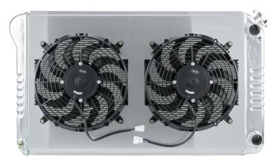 Cold Case Radiators - Cold Case Radiators CHC557AK Aluminum Radiator Fan Kit for 70-81 Camaro/Firebird