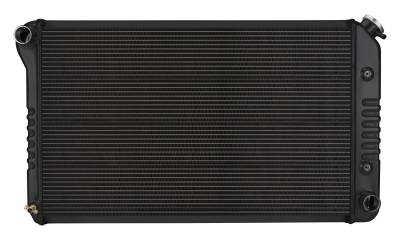 Cold Case Radiators - Cold Case Radiators GPF18AB Aluminum Radiator Black for 70-81 Firebird Automatic