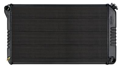Cold Case Radiators - Cold Case Radiators GMA42B MT Alum Radiator Black 68-77 GM A-Body