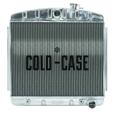 Cold Case Radiators - Cold Case Radiators CHT562A Aluminum Radiator V8 Mount for 55-57 Tri-5 Chevy