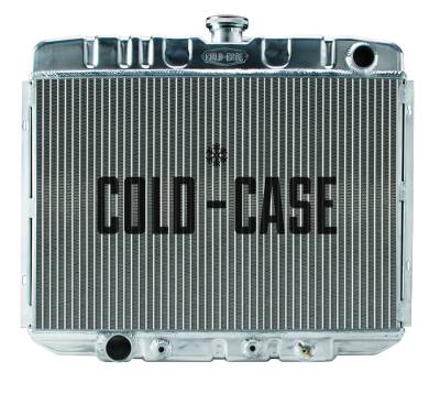 Cold Case Radiators - Cold Case Radiators FOM588A Aluminum Radiator for 67-70 Mustang BB 24" AT