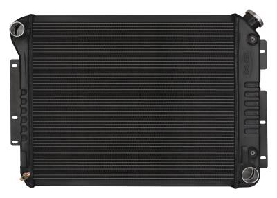 Cold Case Radiators - Cold Case Radiators CHC549AB Aluminum Radiator Black for 67-69 Camaro SB Auto