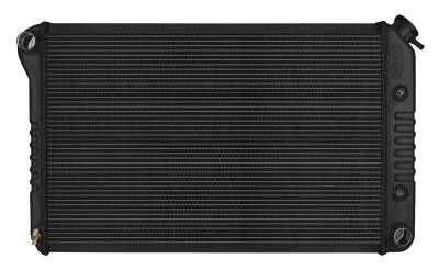 Cold Case Radiators - Cold Case Radiators CHC545AB Aluminum Radiator Black for 70-81 Camaro Automatic
