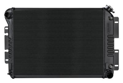 Cold Case Radiators - Cold Case Radiators CHC11AB Alum Radiator Black for 67-69 Camaro/Nova/Firebird