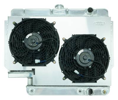 Cold Case Radiators - Cold Case Radiators CHI565A-5K Radiator/Dual 12" Fans for 61-65 Impala 500 Box