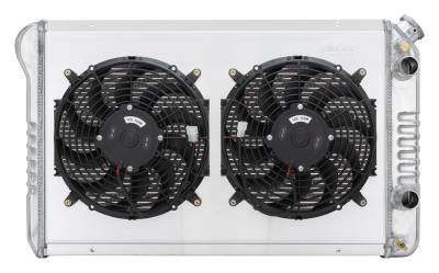 Cold Case Radiators - Cold Case Radiators LMP590-5K Radiator w/Dual 12" Fan for 82-92 Camaro/Firebird