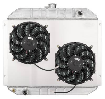Cold Case Radiators - Cold Case Radiators FOT575-5K Coyote Swap Radiator Fan Kit for 66-79 Bronco