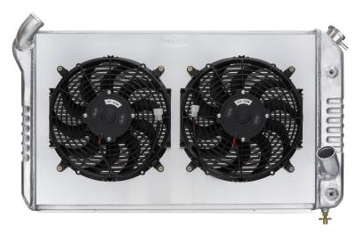 Cold Case Radiators - Cold Case Radiators CHV714AK Aluminum Radiator Dual Fan for 69-72 Corvette SB