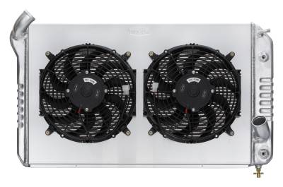 Cold Case Radiators - Cold Case Radiators CHV714A-1K Radiator Dual Fan Kit for 69-72 Corvette BB