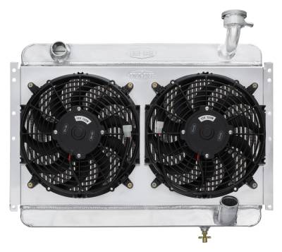 Cold Case Radiators - Cold Case Radiators CHV710K Aluminum Radiator Dual 12"Fan Kit for 56-60 Corvette