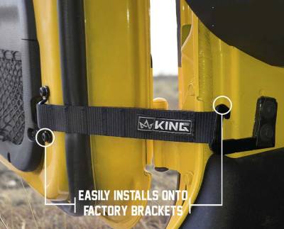 King 4WD - King 4wd 16010001 Interior Door Strap Heavy Duty Adjustable for All Jeep Years