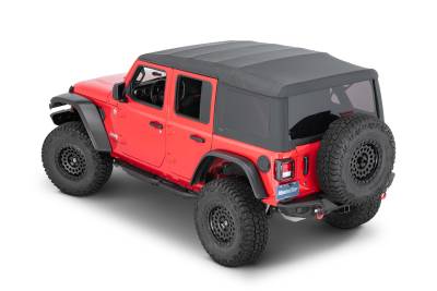 MasterTop - MasterTop 15601635 MasterTop Complete Top Black Dia for 18+ Wrangler JLU 4DR