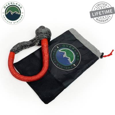 Overland Vehicle Systems - Overland Vehicle Systems 19149903 Soft Recovery Shackle w/A Breaking 44500lbs