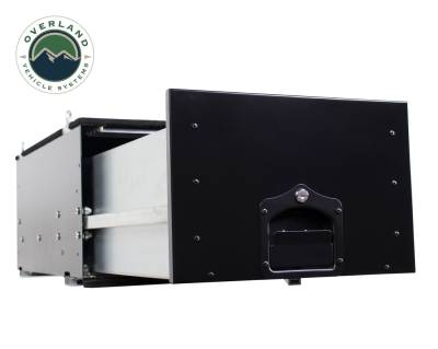 Overland Vehicle Systems - Overland Vehicle 21010301 Camping Storage Box Cargo Box w/Slide Out Drawer