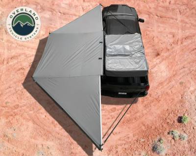 Overland Vehicle Systems - Overland Vehicle Systems 19529907 Nomadic Awning 270-DEG Passenger Side Dark Gry