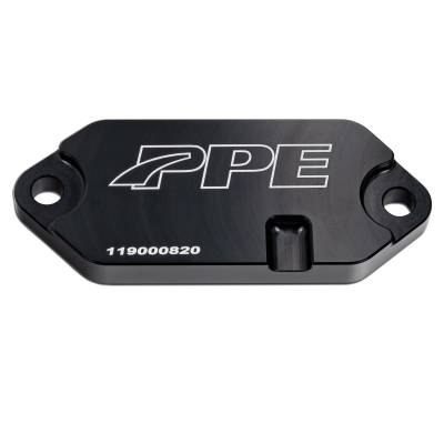 Pacific Performance Engineering - PPE 119000820 Billet Aluminum Coolant Block-Off Plate for 01-20 GM 6.6L Duramax