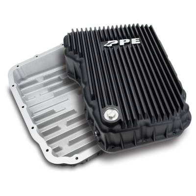 Pacific Performance Engineering - PPE 228052120 Black Cast Aluminum Transmission Pan for 68RFE 07-22 RAM 2500