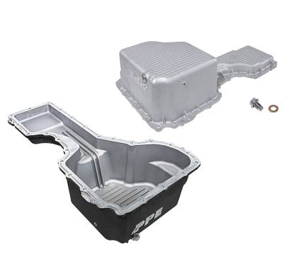 Pacific Performance Engineering - PPE 114053020 Deep Engine Oil Pan Black 17+