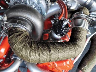 Pacific Performance Engineering - PPE 578002025 Titanium Exhaust Wrap 1/16" Thick 2" X 25'
