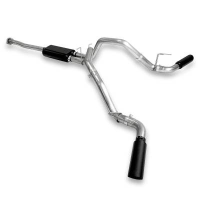 Pacific Performance Engineering - PPE 217050020 Dual Exit Cat-Back Exhaust System Black for 19-23 RAM 1500 5.7L