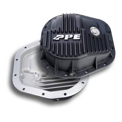 Pacific Performance Engineering - PPE 338051120 Differential Cover Curved Back Black for Ford HD 10.25"/10.5"