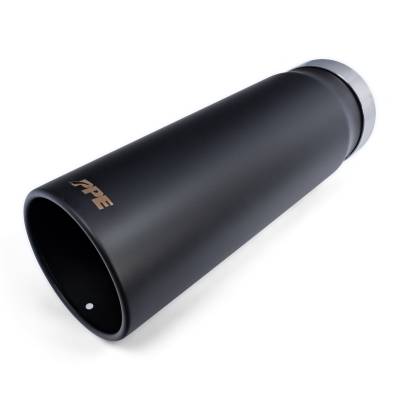 Pacific Performance Engineering - PPE 117021520 304 Stainless Exhaust Tip Black for 15-23 GM 6.6L Duramax