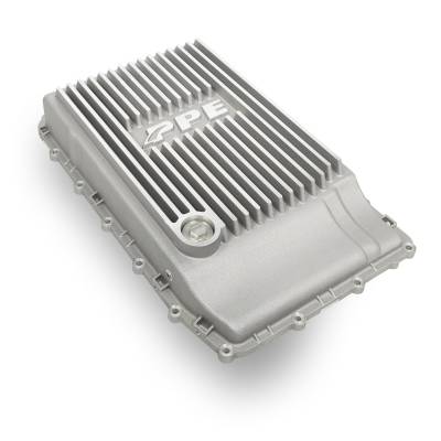 Pacific Performance Engineering - PPE 328053200 Raw HD Cast Shallow Aluminum Trans Pan for 17-22 Ford 10R80