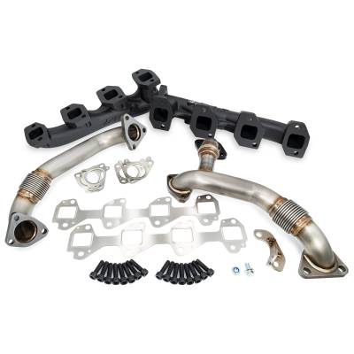 Pacific Performance Engineering - PPE 116111620 Manifolds & Up-Pipes for 06-07 GM Y Pipe LLY/LBZ Black