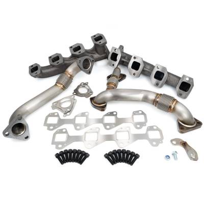 Pacific Performance Engineering - PPE 116111220 Manifolds & Up-Pipes Y Pipe LB7 Black for 02-04 GM