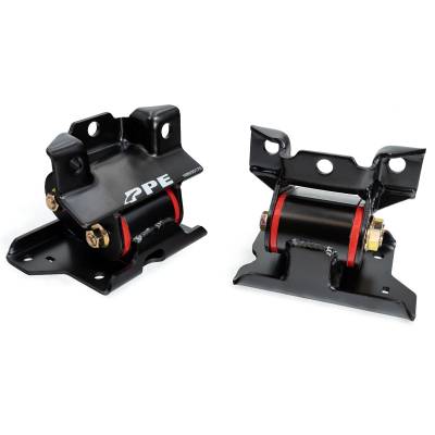 Pacific Performance Engineering - PPE 168030170 Engine Mount Kit 70 Hardness Red for 01-10 GM 6.6L Duramax