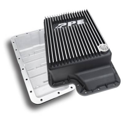 Pacific Performance Engineering - PPE 328051010 Deep Transmission Pan 5R110 Brushed for Ford