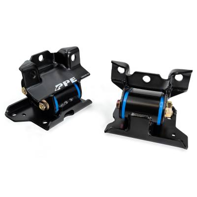 Pacific Performance Engineering - PPE 168030140 Engine Mount Kit 6.6L Duramax 40 Hardness Blue for 01-10 GM