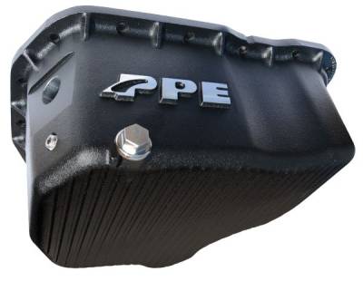 Pacific Performance Engineering - PPE 114052020 High-Cap Cast Aluminum Engine Oil Pan for 01-10 GM 6.6L Duramax